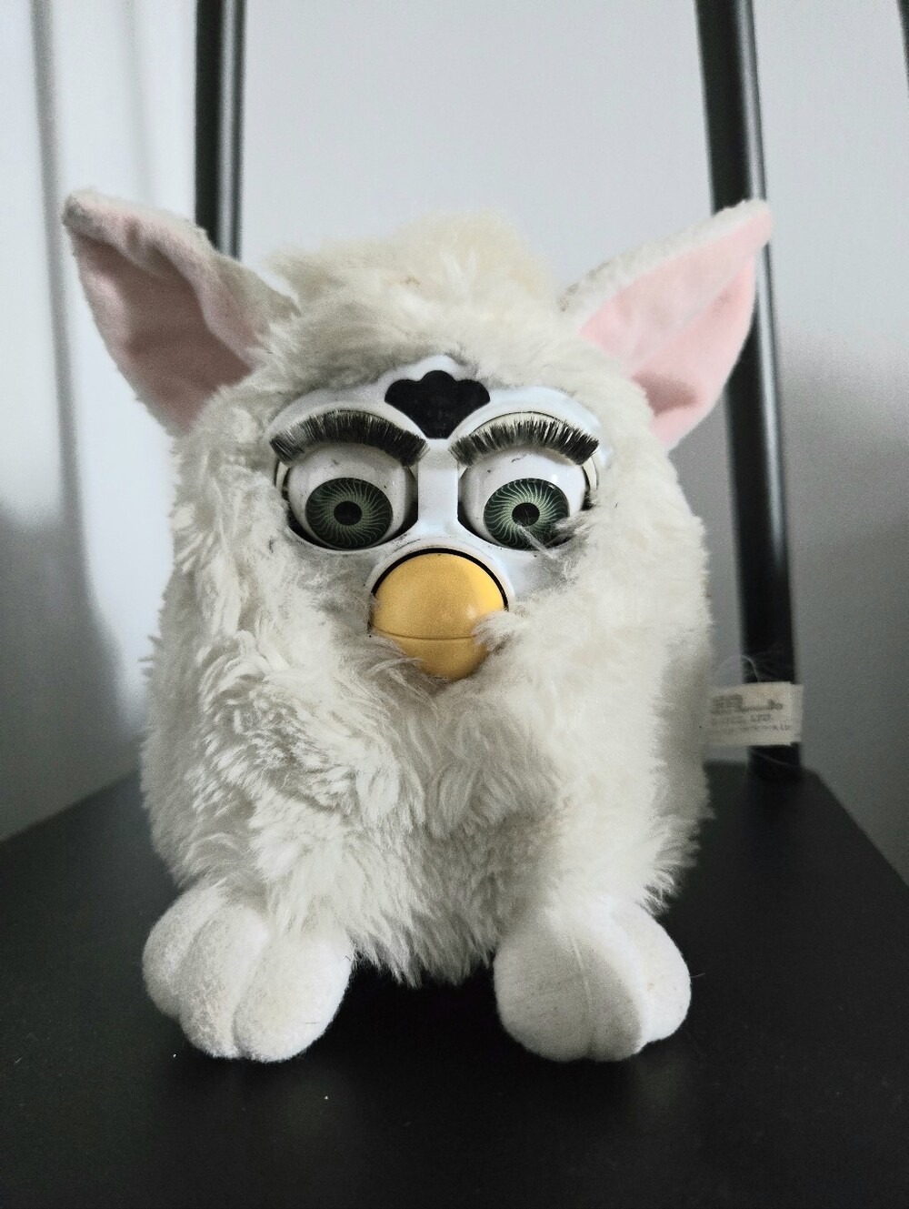 Vintage White Furby 1998 Toy